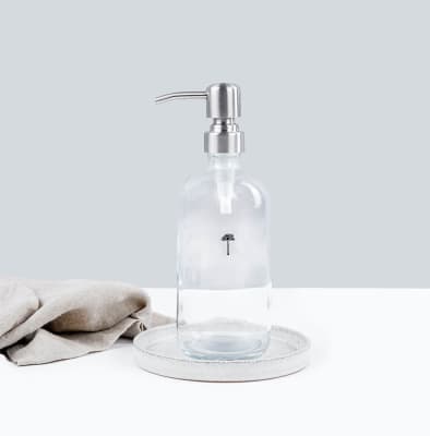 Dispensador Lavaloza Vidrio Transparente