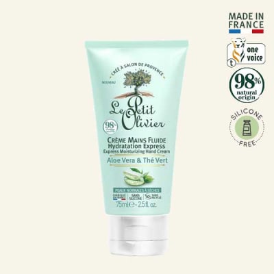 Crema de manos absorción rápida – Aloe Vera y Té verde