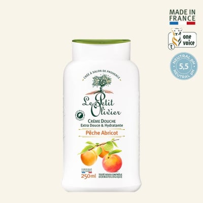 Crema de Ducha Extra Suave Durazno y Damasco