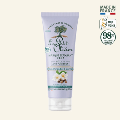 Mascarilla exfoliante rostro 2 en 1