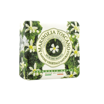 Jabon en barra Muschio bianco
