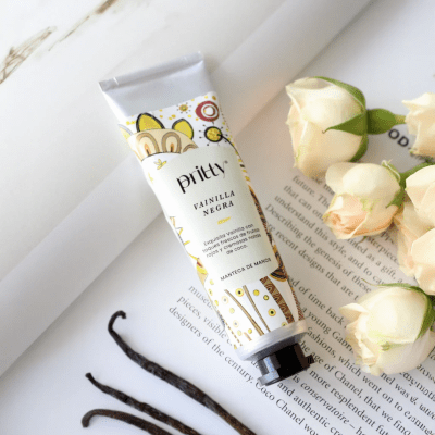 Manteca de manos Vainilla Negra