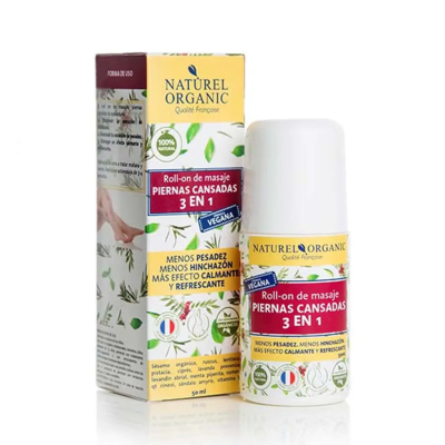 Roll On Masaje Piernas Cansadas 3 en 1. 50ml