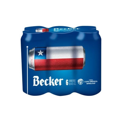 PACK BECKER LATA X 6 473 CC