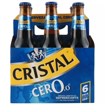 PACK CRISTAL. CERO DESECHABLE X 6 UNID 355 CC