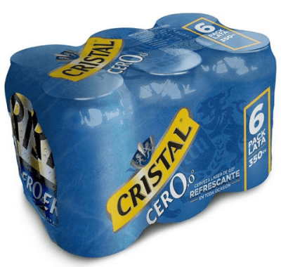 PACK CRISTAL. CERO LATA X 6 UNID 354 CC4