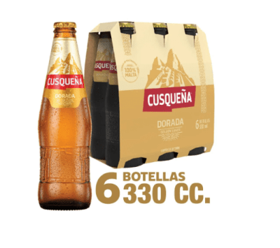 PACK CUSQUEÑA DESECHABLE X 6 UNID 355 CC4