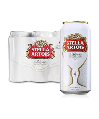 PACK STELLA ARTOIS LATA 473 CC X 6 UNID4