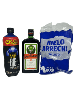 JAGERMEISTER 700 CC + MR. BIG 720 CC + HIELO (SEC 1)