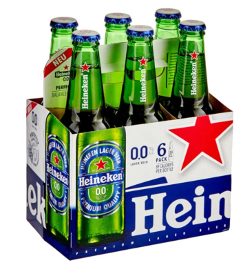 PACK HEINEKEN 0° DESECHABLE 330 CC X 6 UNID (SEC 4)