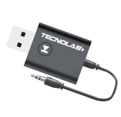 Bluetooth Auto o Equipo Receptor y Transmisor de Audio Bluetooth 5,0 Tecnolab