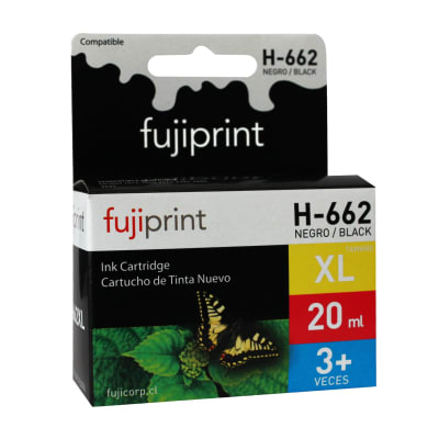 H-662 BLACK XL CARTRIDGE COMP/CON HP (20ML)