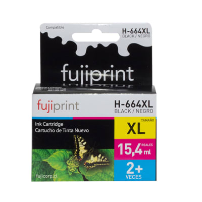 H-664 BLACK XL CARTRIDGE COMP/CON HP