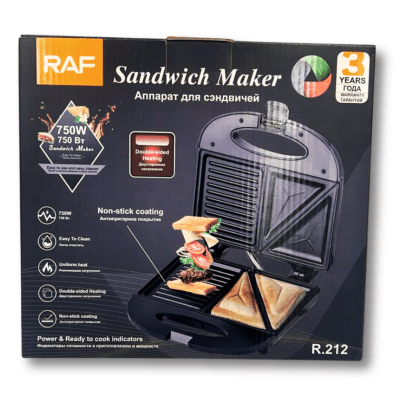 Maquina Sandwichera doble RAF-R212