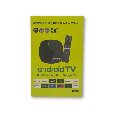 Android TV 10K Android 14 chromecast TVBOX IRM13782