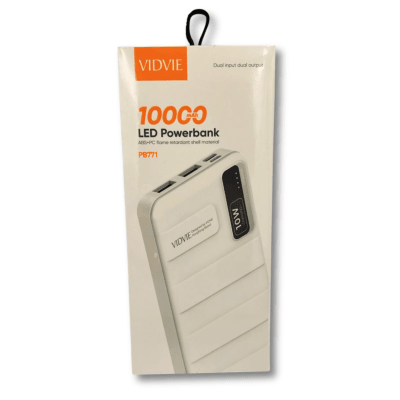 Bateria Externa Power Bank 10.000mah Vidvie PB771