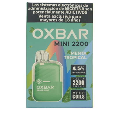 Cigarro electrón Vaper Desech OXBAR mini 2200 puffs 4,5 nicotina