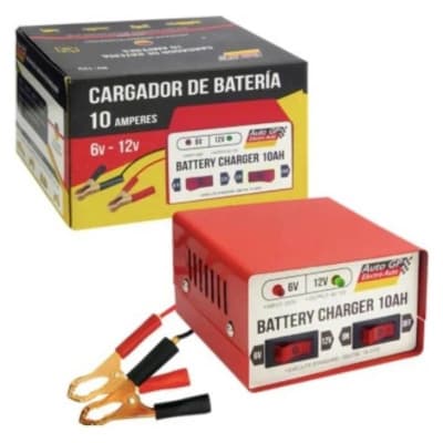 Cargador de batería 6V y 12V (Moto)