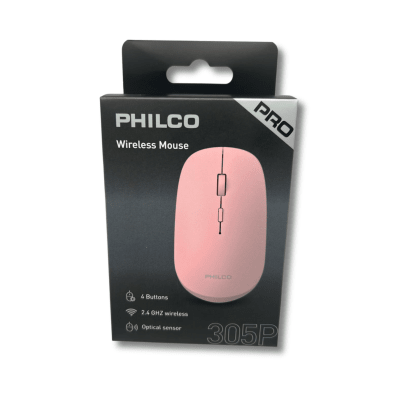 Mouse Inalámbrico Philco Pro 305B USB 1600 DPI