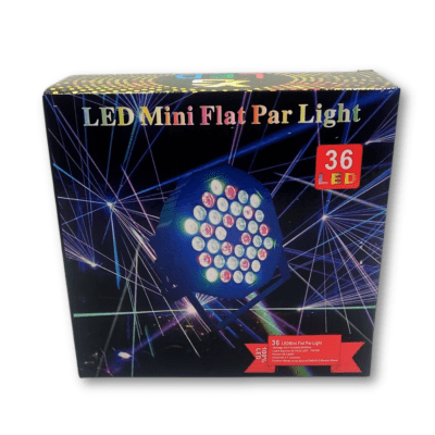 Luz Fiesta Disco Par Led  36*1W/3W