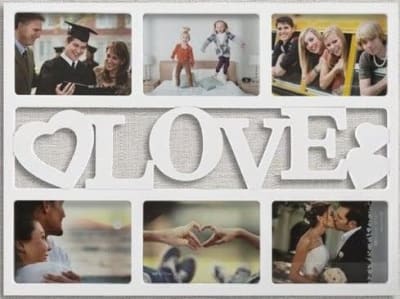 Portaretrato 6 fotos Diseño Love