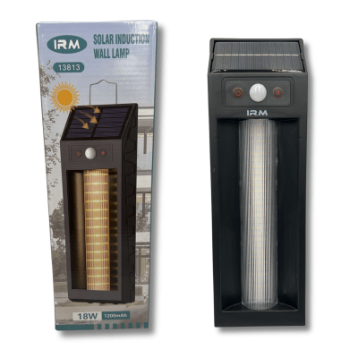 Foco Solar Exterior 18W LED con Panel Solar IRM13813