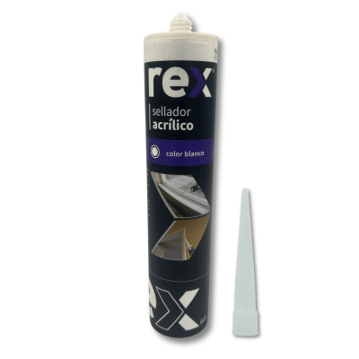 Silicona Acrilica Pintable Rex