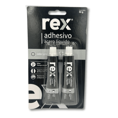 Pegamento Acero Liquido Rex 28g (x2)