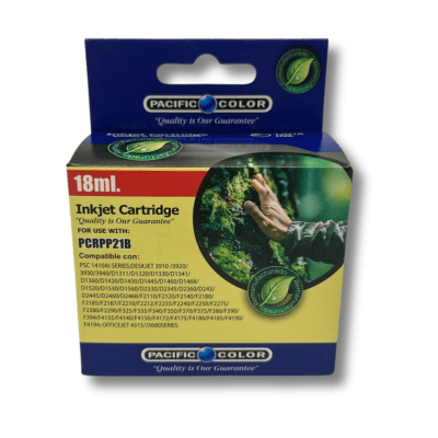 Tinta 21XL 18ML COMPATIBLE HP BLACK PACIFIC