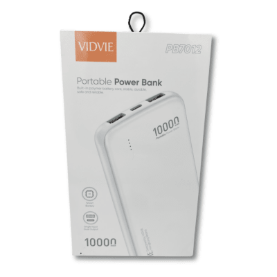 Batería Externa Vidvie PB7012 10.000mAh Cargador Portátil USB