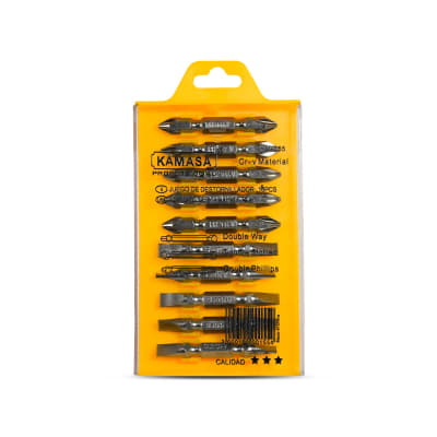 Set Punta Philips 50mm Kamasa 10 puntas dobles KM155