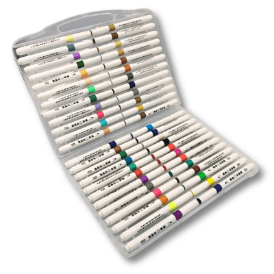 Set 48 Marcadores Carlai KL508 Dingli15403 Maleta