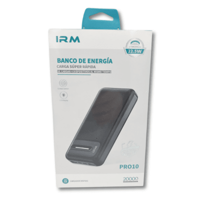 Power Bank 20.000mAh IRM31215 Batería Externa Portátil USB