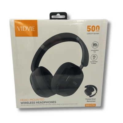 Fonos Inalámbricos Vidvie BBH2116 Over Ear – Bluetooth, Larga Duración 80 Horas
