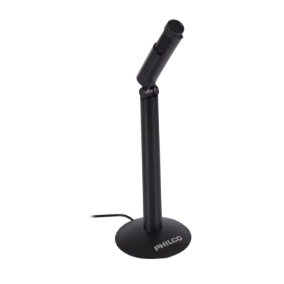 Micrófono Multimedia Philco MIC10 para PC Videoconferencia y Grabación de Voz