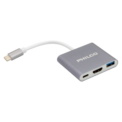 Conversor Hub Tipo C a HDMI + Tipo C 3 en 1 Philco B42178