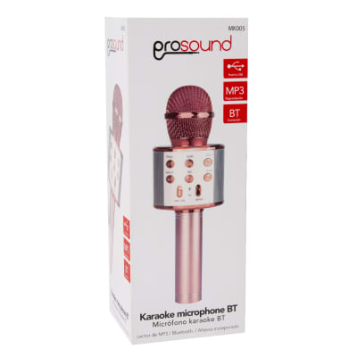 Micrófono Karaoke Bluetooth Prosound MK005 Recargable con Parlante