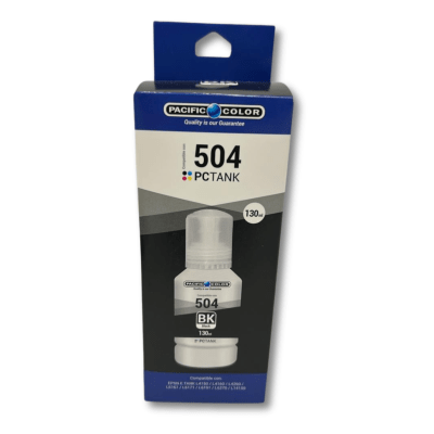 Tinta 130ml Black Pacific Color Compatible EPSON 504 ECOTANK
