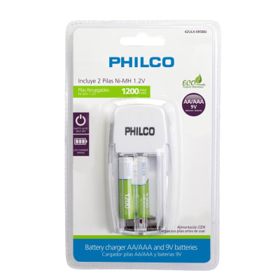 Cargador Pilas PHILCO (C/P AAA)