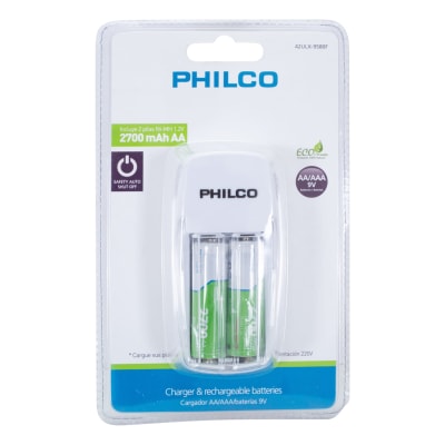 Cargador Pilas PHILCO (C/P AA)