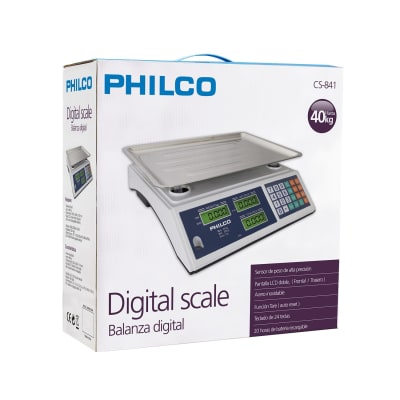 Pesa balanza Digital Philco 40K CS841