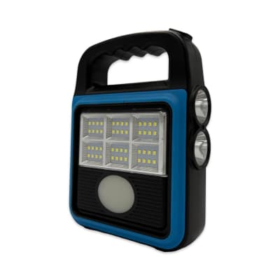 Lámpara de Emergencia Recargable Solar y USB TS8020A | Linterna LED Multifunción