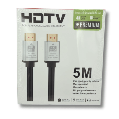 Cable HDMI 5mts Premium HDTV 4K