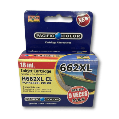 H-662 COLOR XL CARTRIDGE COMP/CON HP PACIFIC COLOR