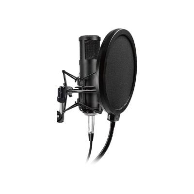 Filtro Anti Pop para Micrófono APO2035 con Soporte Ajustable para Grabación y Streaming