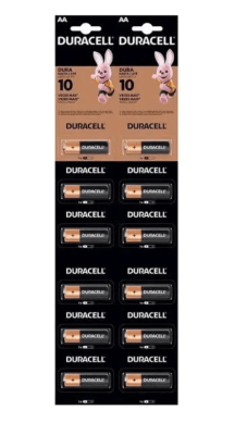 Pila Duracell AA individual carton x6 unidades
