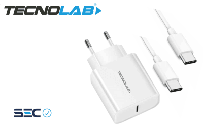 Cargador Tipo C a Tipo C Tecnolab Certificado