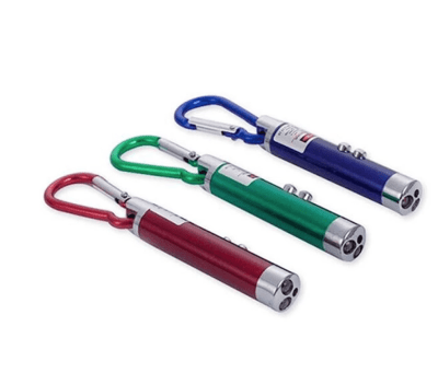 Puntero Laser + Linterna + UV a Pila