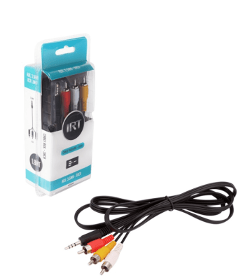 Cable 3x1 IRT 1,8mts