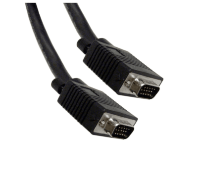 Cable VGA HD 1,8 mts doble filtro punta negra